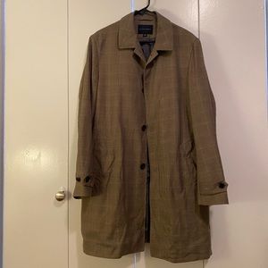 Banana Republic Brown Plaid Coat